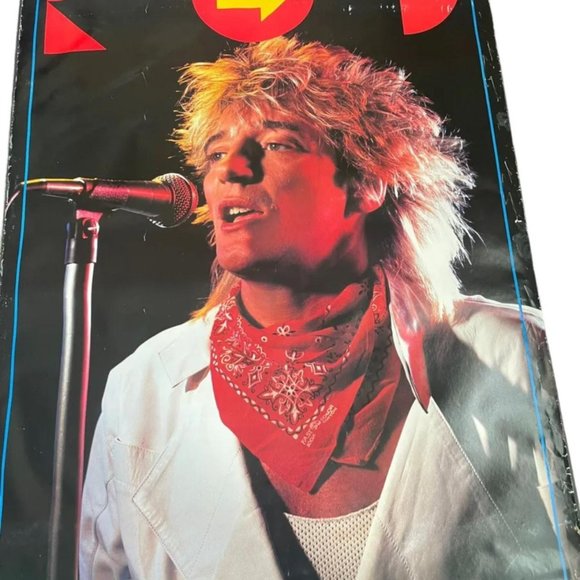 *VINTAGE* ROD STEWART 1984 TOUR POSTER. - Picture 2 of 4
